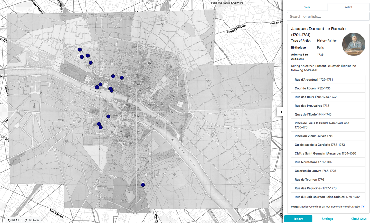 results of an artist-mode search for Jacques Dumont Le Romain in artists in Paris