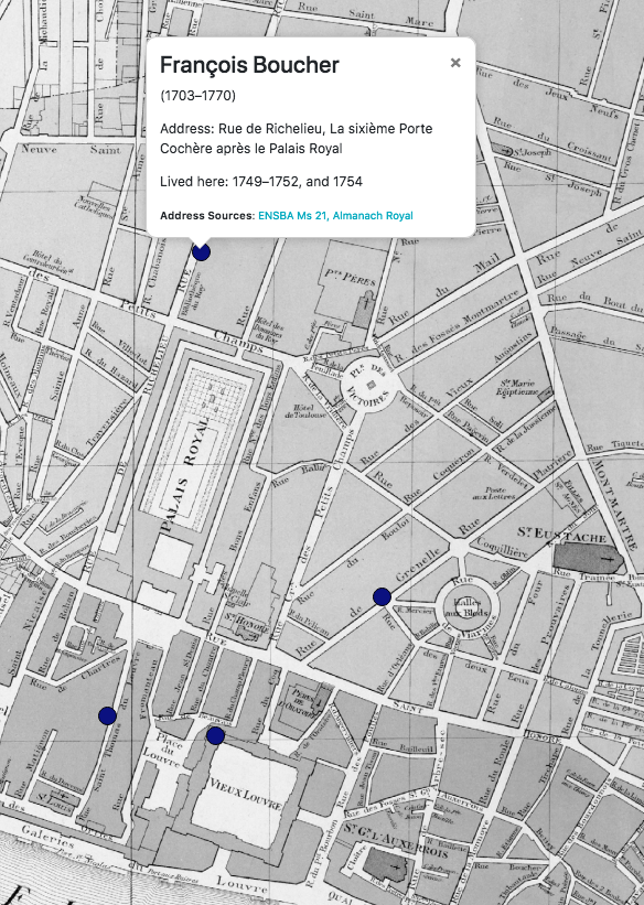 results of an artist-mode search for Francois Boucher in artists in Paris