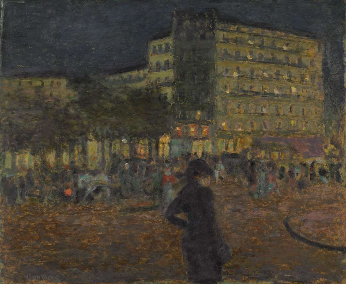 painting of Paris street scene