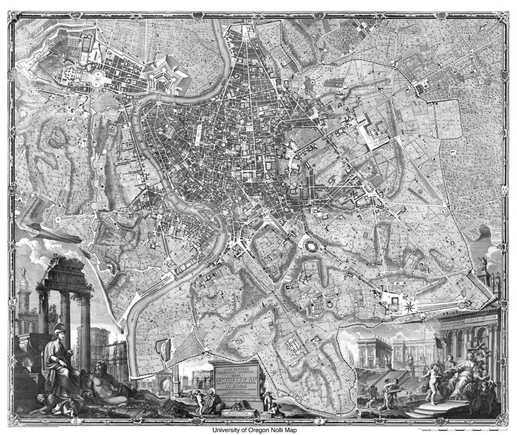 A Digital Extension of a Roman Cartographic Classic: The 1748 Nolli Map ...